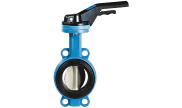 TTV Ductile iron butterfly valve 1154 wafer CF8M disc/FKM seat