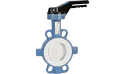 TTV Butterfly valve 1155 wafer CF8M+Teflon® disc/Teflon®+ silicone seat