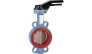 TTV Ductile iron butterfly valve 1157 wafer CF8M disc/Silicone seat