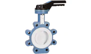TTV Ductile iron butterfly valve 1165 Lug Teflon® disc/Teflon® seat