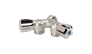 Washing machine valve - Y double outlet 1/2''-1/2''