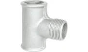 Equal tee female/female - Galvanised - 133