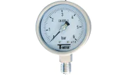 Full stainless steel pressure gauge dry radial Ø100 1617