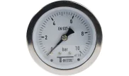 Full stainless steel  pressure gauge dry axial Ø63 1626