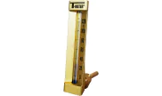 Aluminium thermometer 1676 angle H200mm L63mm