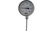 Bi-metallic stainless steel thermometer radial Ø100 L100mm 1681