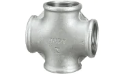 Equal cross female - Galvanised - 180