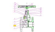 NBR gate for gate valve