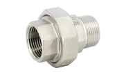 Stainless steel equal union male/female BSP 2026