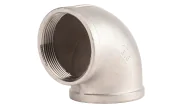 Stainless steel 90° equal elbow female BSP 2070