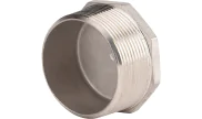 Stainless steel hexagonal plug male BSP 2076