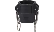 PP cam-lock female coupling D