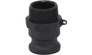 PP cam-lock male adaptor F