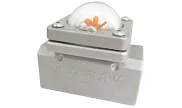 Stainless steel sight glass with rotor NAW 2 - 2241 BSP