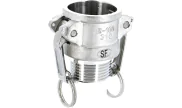 Stainless steel cam-lock male coupling B 2242