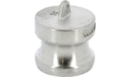 Stainless steel cam-lock cap adaptor DP 2248