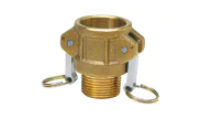 Brass cam-lock male coupling B 2262