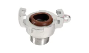 Stainless steel express male coupling with FKM gasket 2291