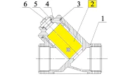 Screen for Y-strainer 230 - Mesh 1 mm