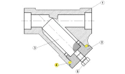 Cap gasket for strainer 231 series