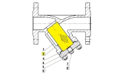 Screen for Y-strainer 235
