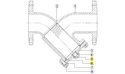 Cap gasket for strainer 240h