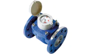 Woltman high flow water meter with pulse transmitter for cold water