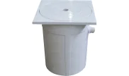 EASY LINE level regulator in white