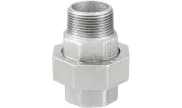 Equal union flat bearing male/female - Galvanised - 331