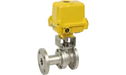 Stainless steel ball valve 340/316IIT + SA-X/NA-X electric actuator