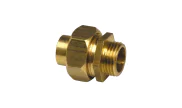 Brass welding union M threaded/F copper - Conical bearing - 341 GC