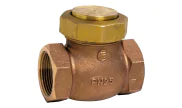 Bronze vertical lift check valve 354 PTFE tightness BSP