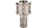Stainless steel CF8M foot valve 383 3-piece body BSP