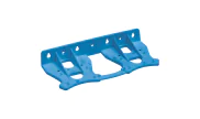 Duplex filter wall support