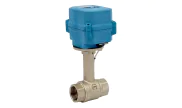 Brass ball valve 500 HC + T15 electric actuator