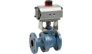 JC VALVES® carbon steel ball valve 515AIT + ADA/ASR pneumatic actuator