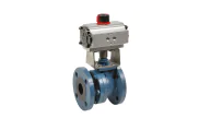 JC valves carbon steel ball valve 540AIS + ADA/ASR pneumatic actuator