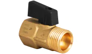 4MS ACS mini brass ball valve 674 male/female