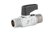 Mini brass ball valve 693 male/male compressed air