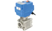 3 piece ball valve 703XS + TCR-NKT electric actuator capacitor return