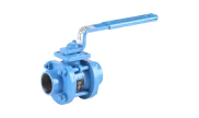 ADLER carbon steel ball valve 712 3-piece body + ISO pad Fire Safe