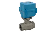 2 piece stainless steel ball valve 715XS + T15 electric actuator