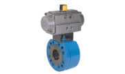 ADLER® wafer stainless steel ball valve 720 + RE/RES pneumatic actuator