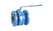 ADLER carbon steel ball valve 750 2 piece body RF PN40/16