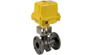 ICP Valves carbon steel flanged ball valve 752 + SA-X ATEX elec actuator