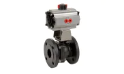 Carbon steel ball valve 762 + ADA/ASR pneumatic actuator