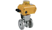 Split-body stainless steel ball valve 763 + SA/NA electric actuator