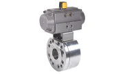 ADLER® wafer stainless steel ball valve 770 + RE/RES pneumatic actuator
