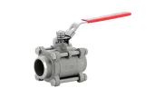 Stainless steel ball valve 791 3-piece body BW
