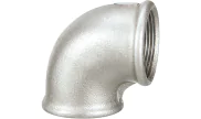 90° equal elbow female - Galvanised - AFY - 90